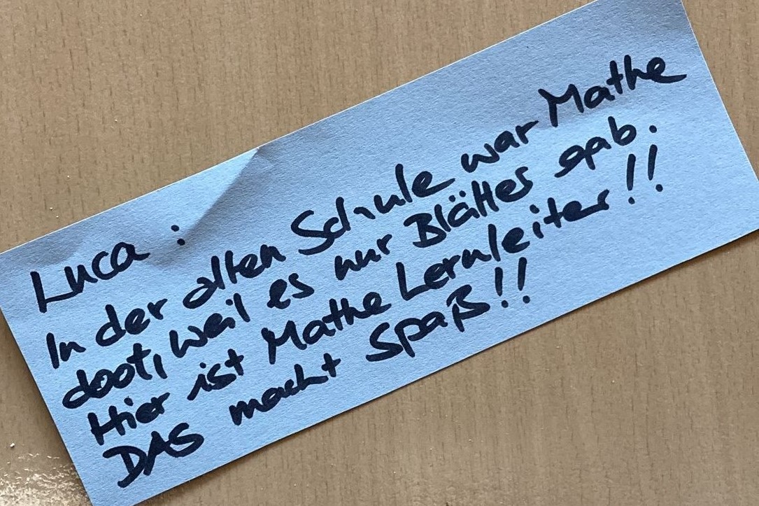 Zitat eines Schülers #1