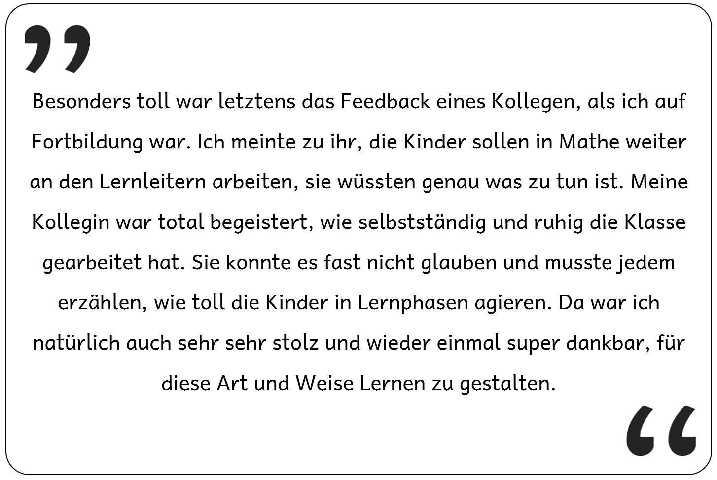 Zitat einer Lehrkraft #5