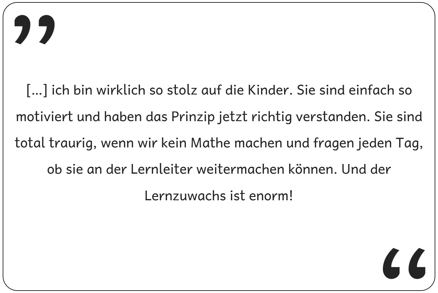Zitat einer Lehrkraft #3