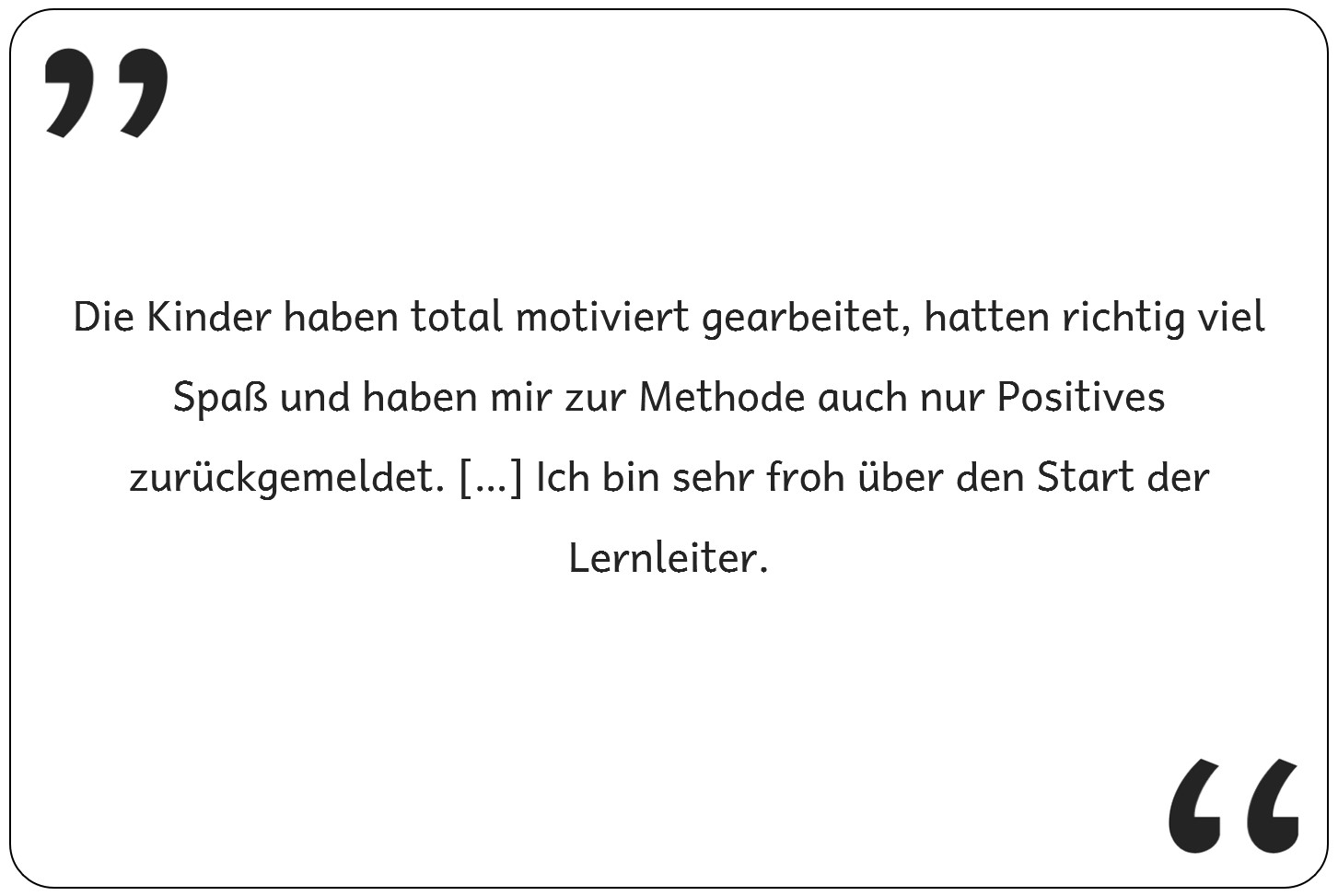 Zitat einer Lehrkraft #4